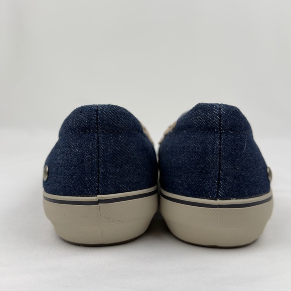 Grasshoppers Denim Slip-On Loafer Shoes Womens 9.5W Memory Deluxe NWT - Picture 5 of 11